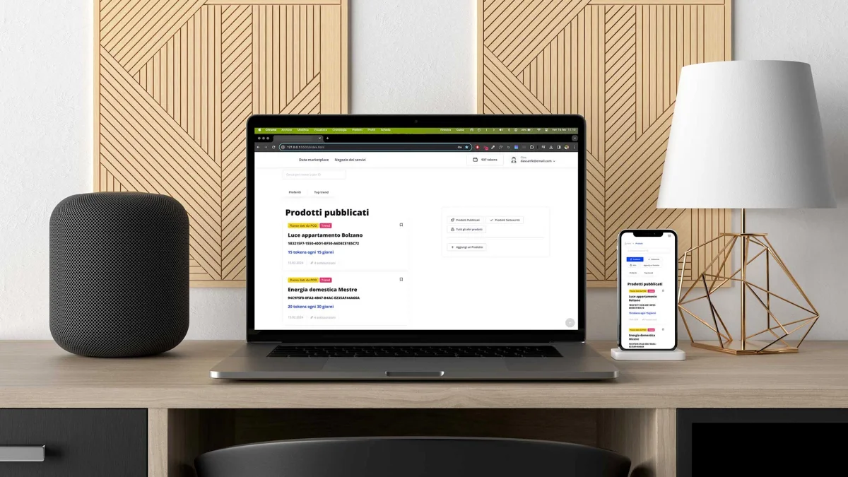 Ecosteer - interfaccia app